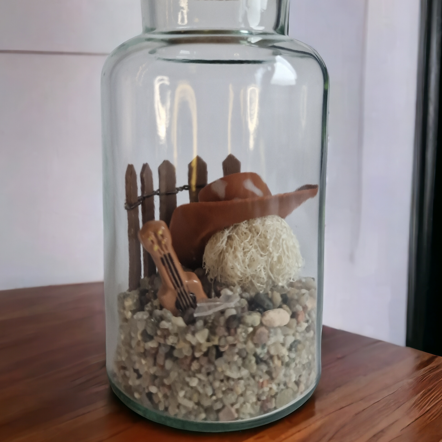 Cowboy Tumbleweed with a Guitar