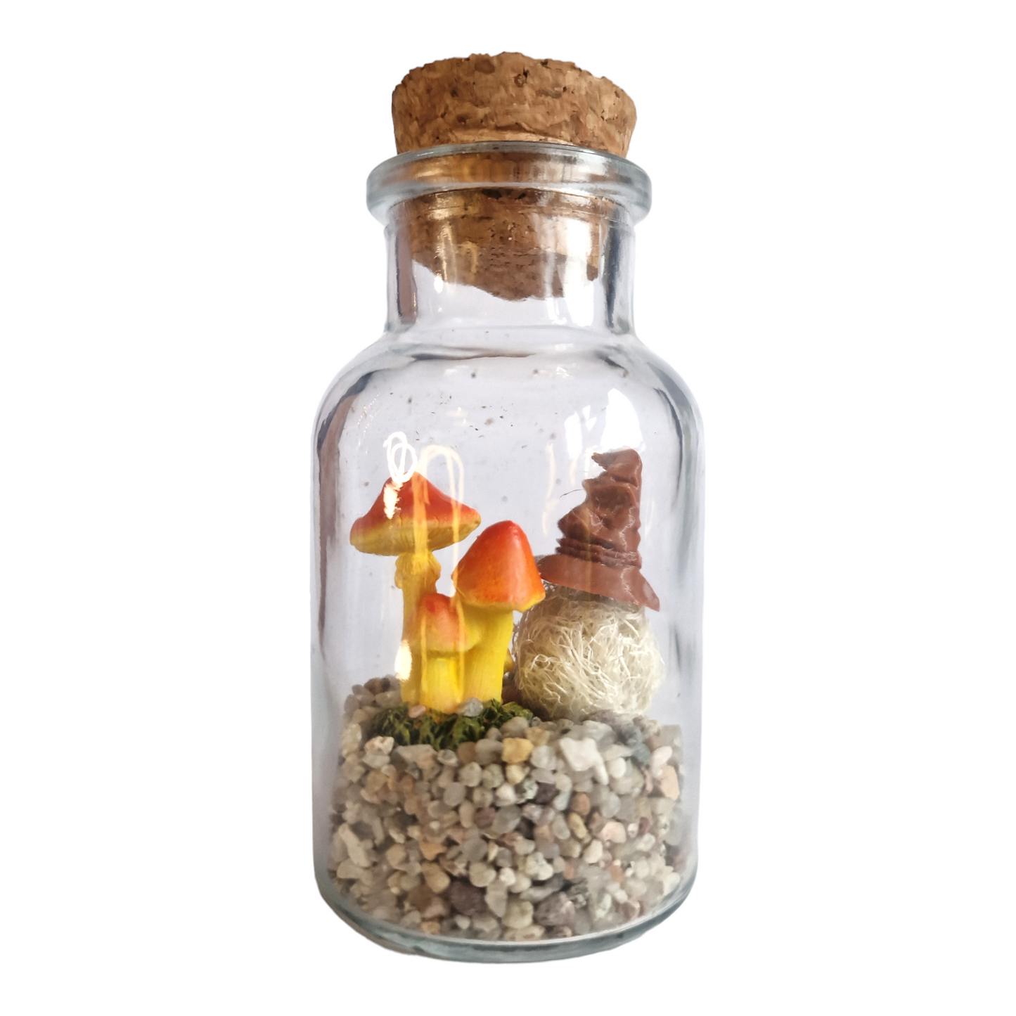 Tumbleweed with a Sorting Hat and Mushrooms