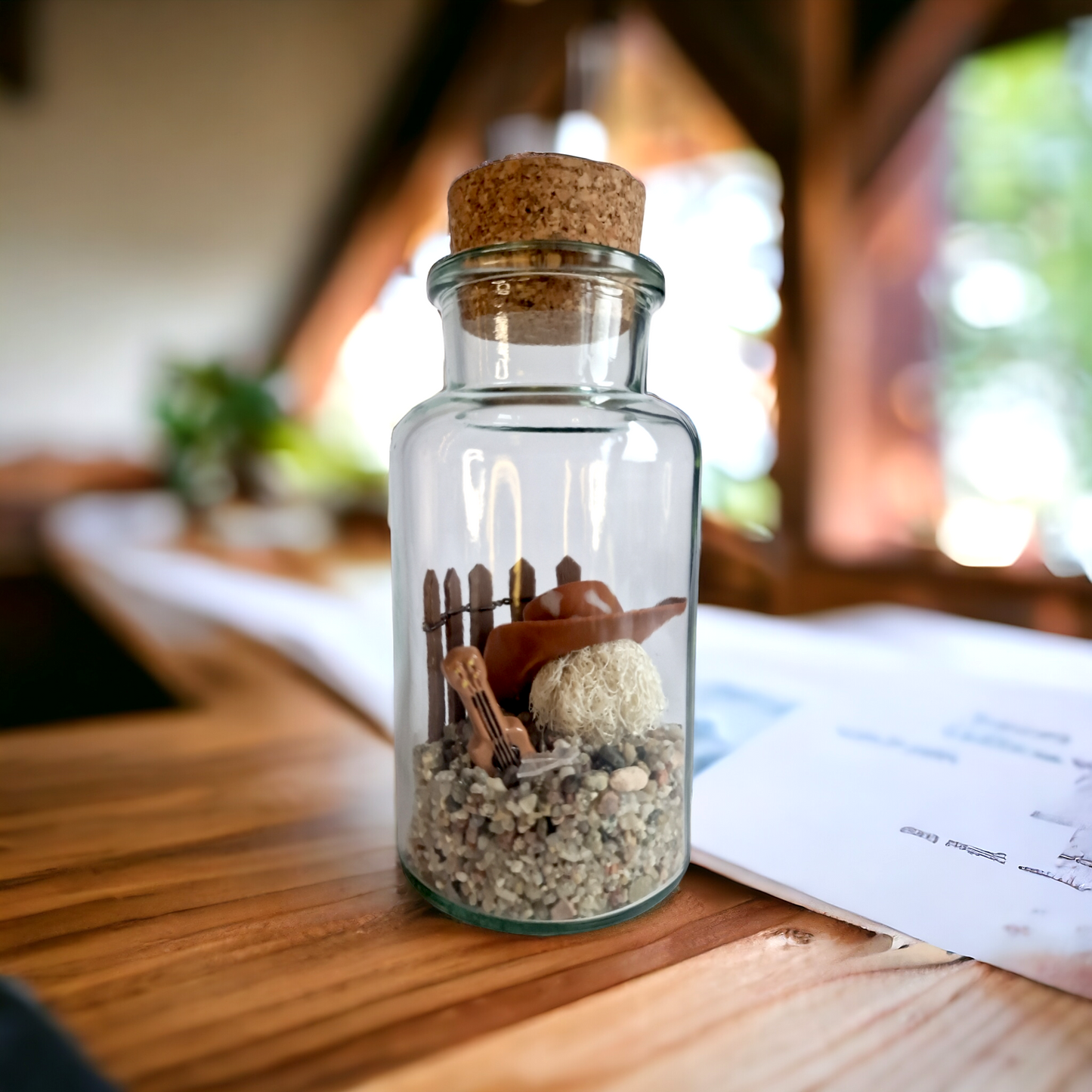 Cowboy Tumbleweed with a Guitar