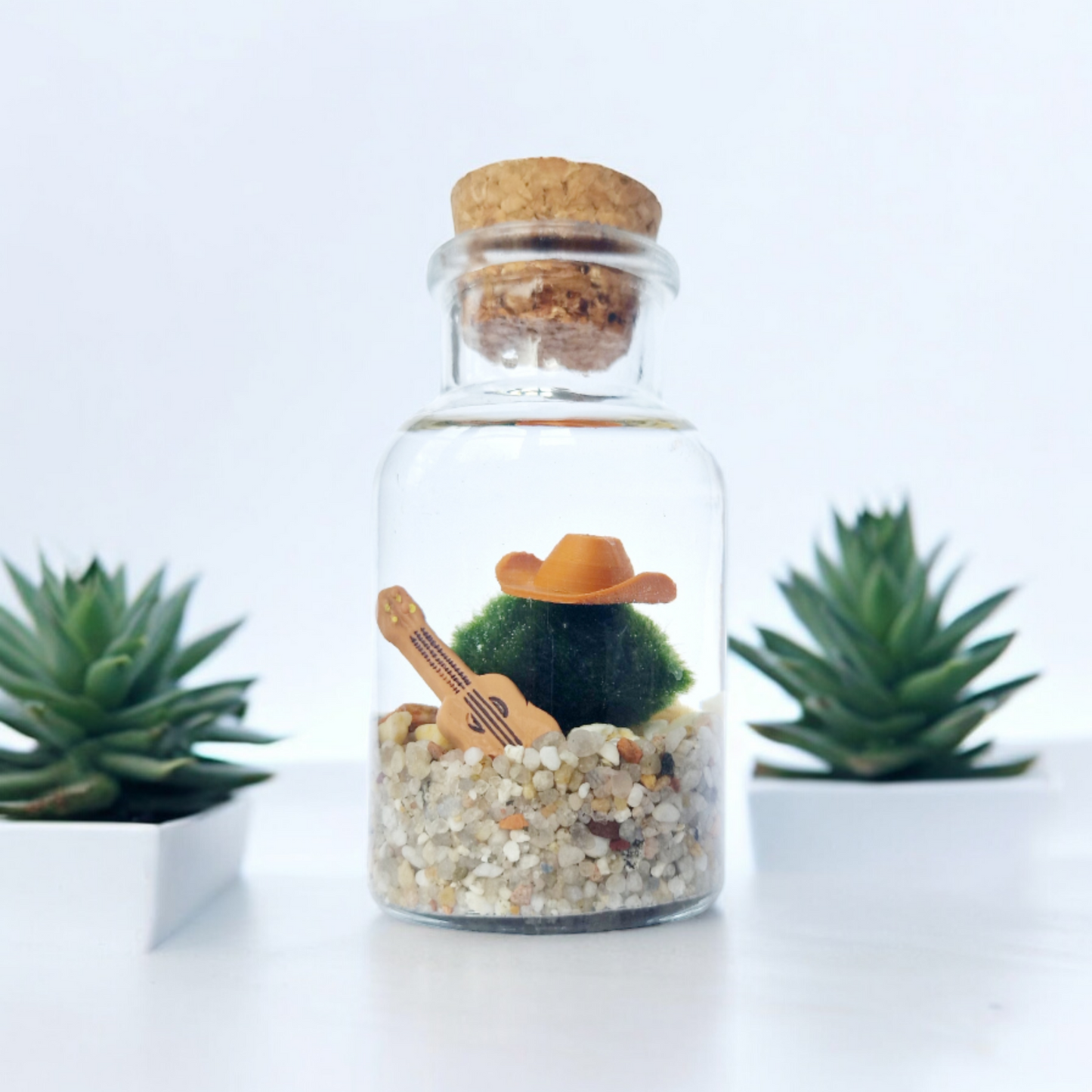 Cowboy Marimo with a Guitar