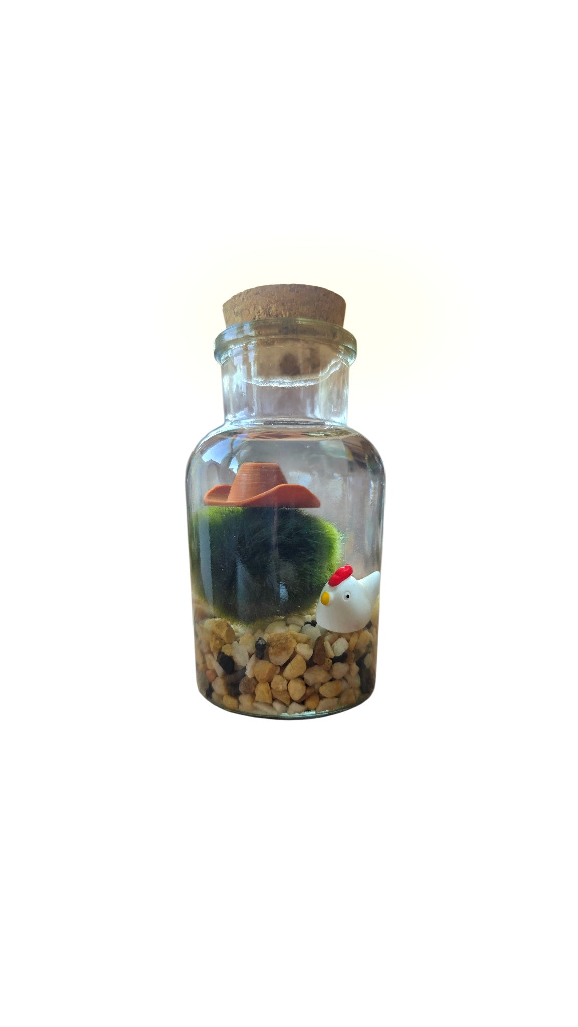 Maple the Farmer Marimo with Chicken