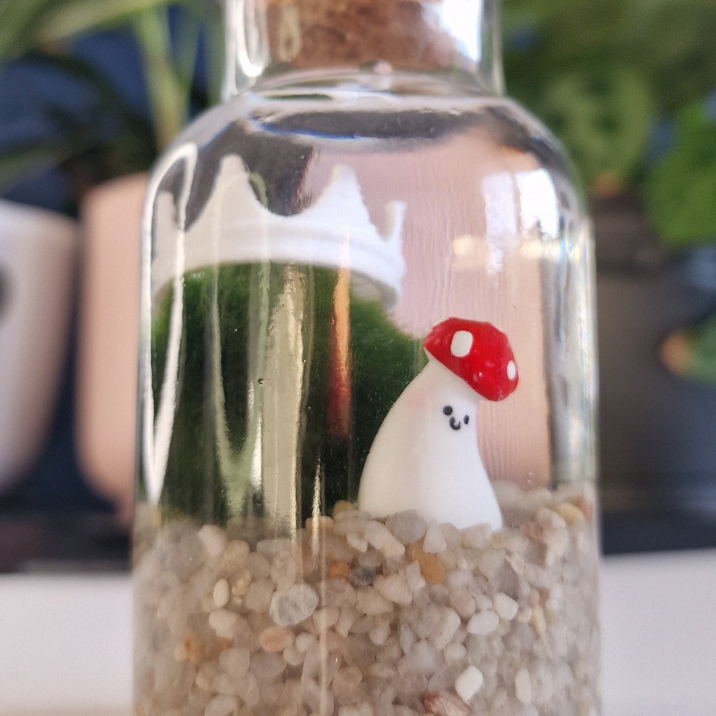 King Marimo with Happy Mushroom Friend