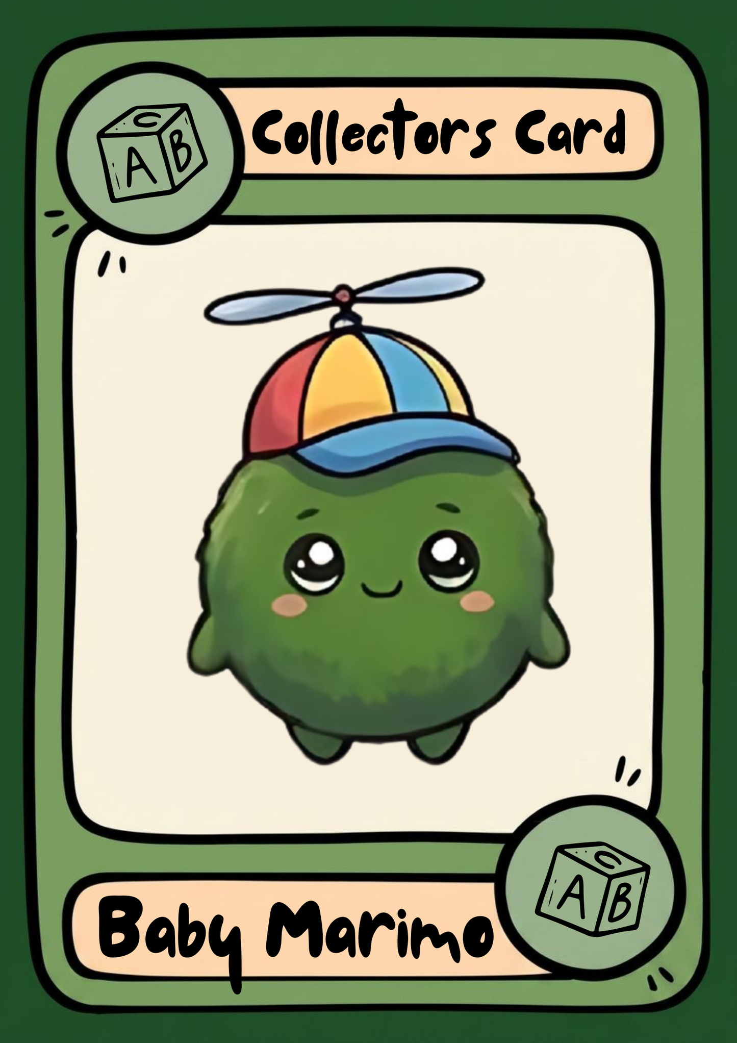 Pogo the Baby Marimo with a Cute Duckie
