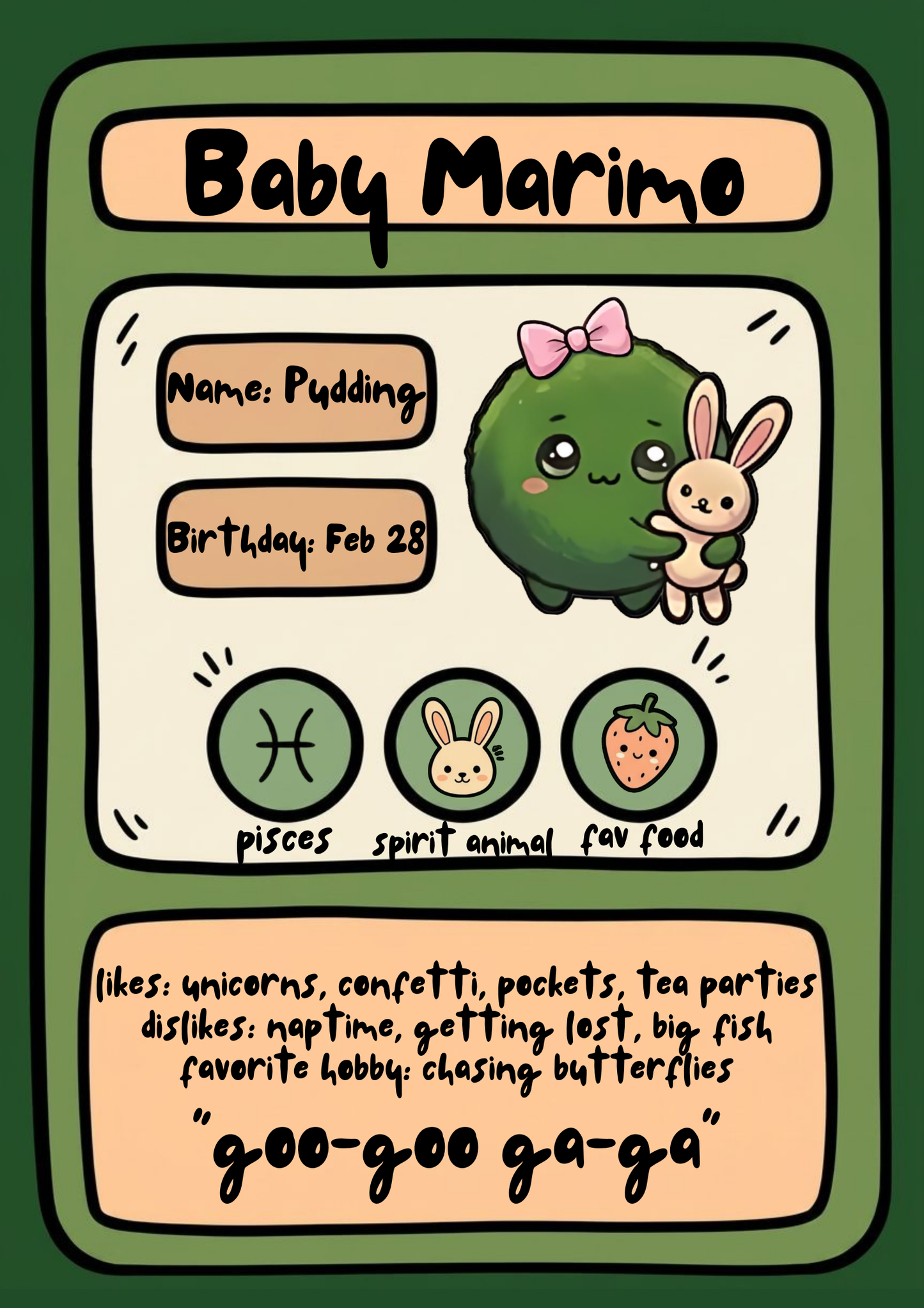 Baby Marimo with a Cute Kitten