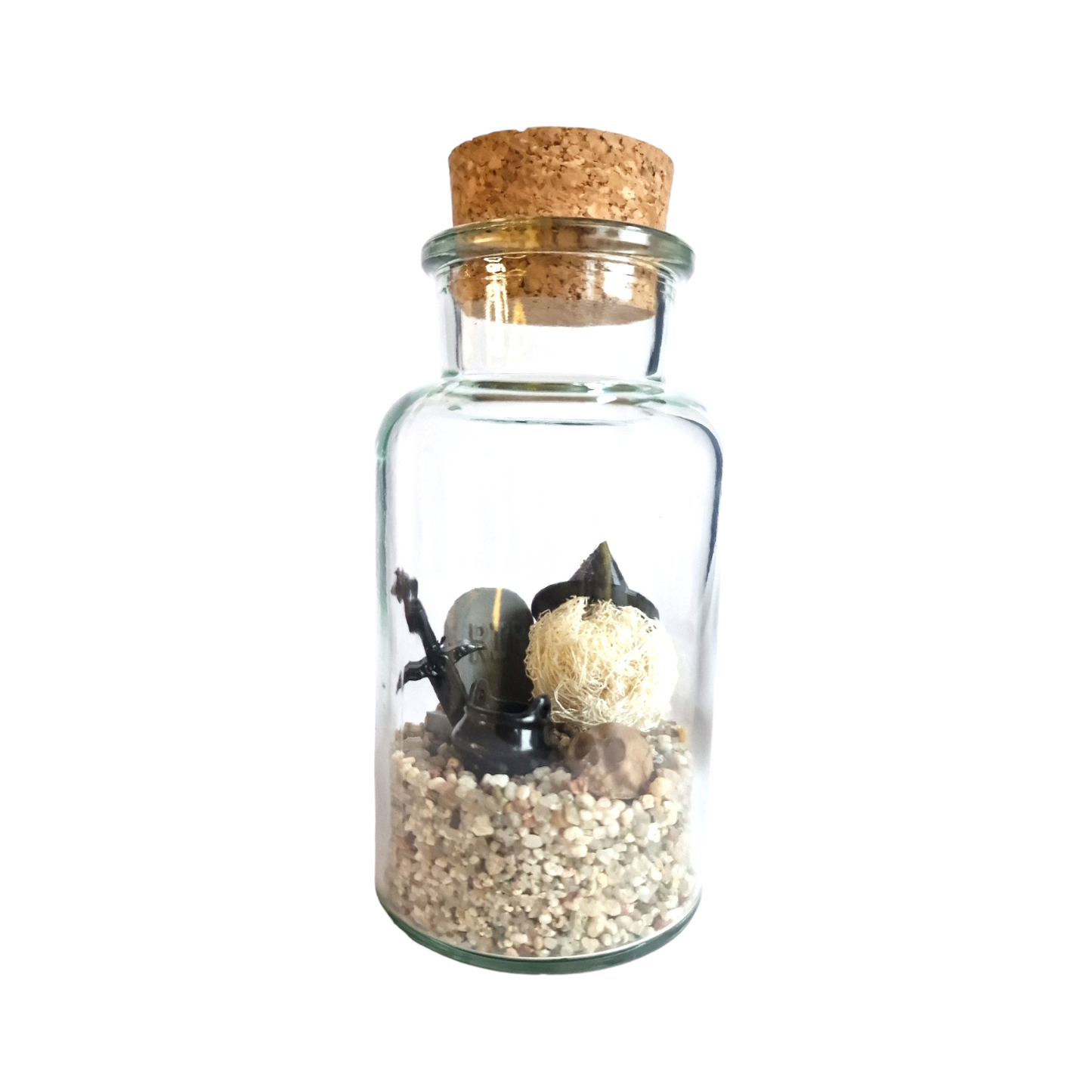 Witchy Tumbleweed Pet with Gravestone and Cauldron