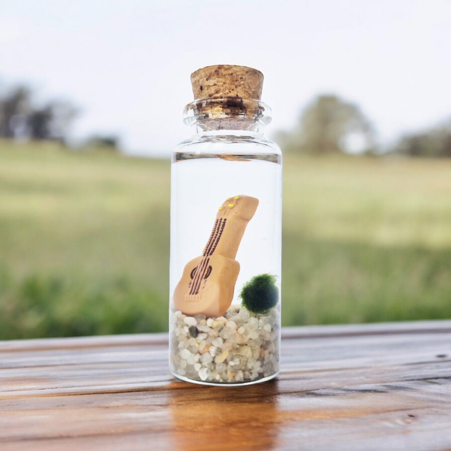 Baby Marimo with Guitar