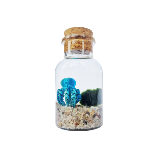 Marimo Moss Ball with Octopus