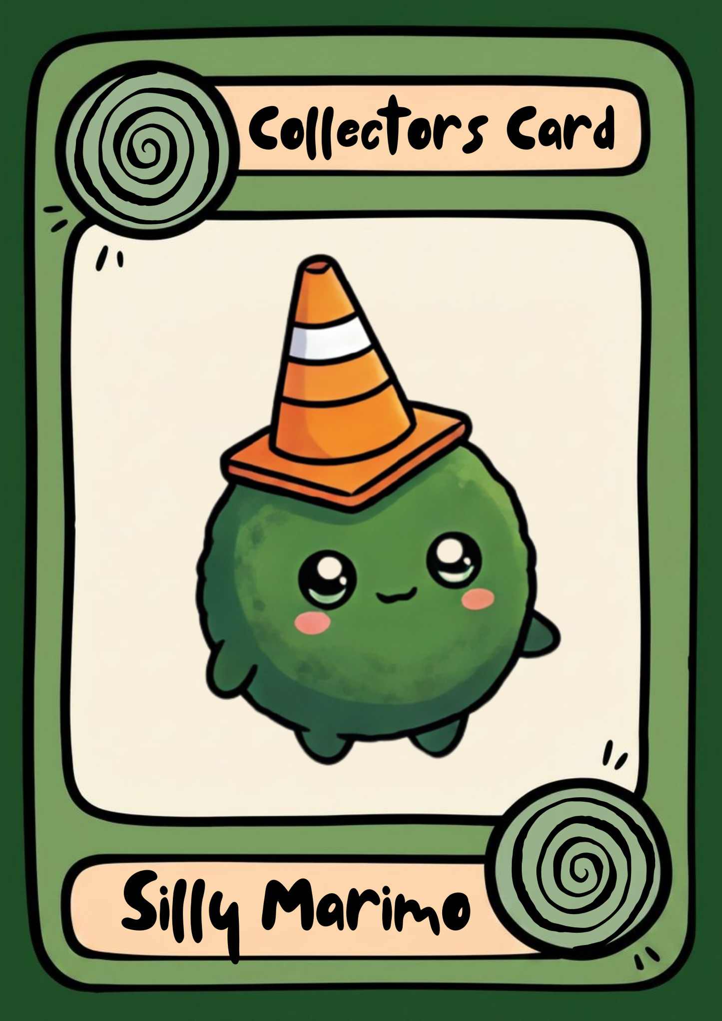 Nugget the Silly Marimo with Cone