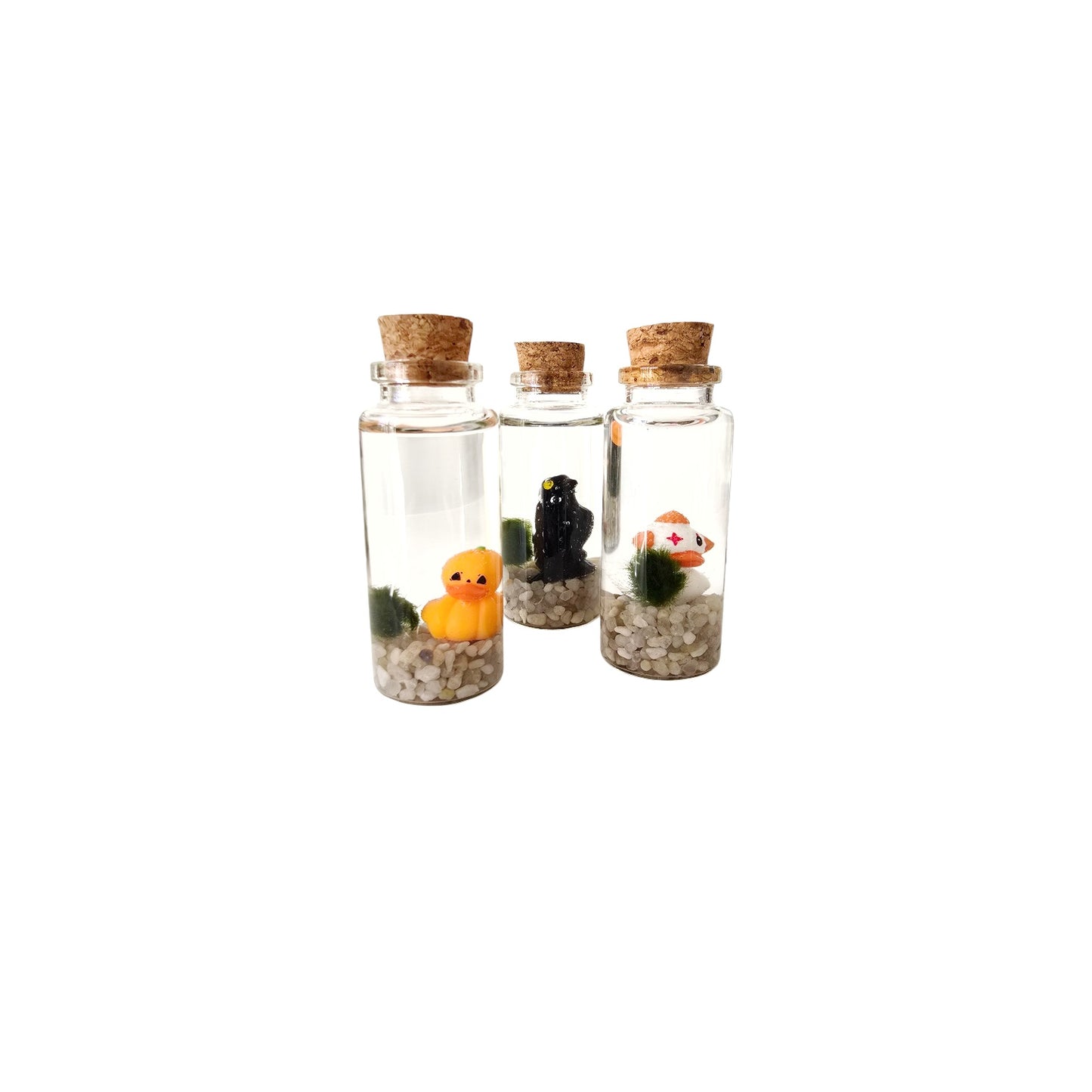 Baby Marimo with Devil Duckie