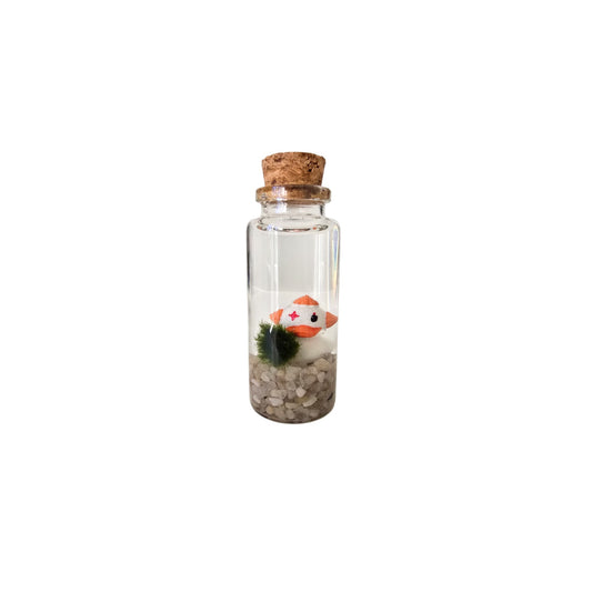 Baby Marimo with Creepy Clown