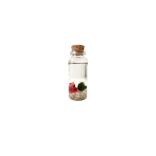 Baby Marimo with Devil Duckie