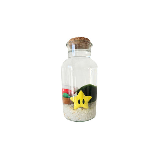 Pixel the Gamer Marimo with Star and Plant